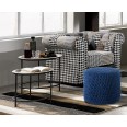Upholstered pouf "Choose Blue"
